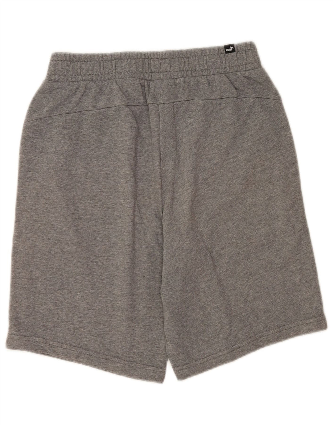 Puma Herren-Sportshorts aus mittelgrau gefleckter Baumwolle