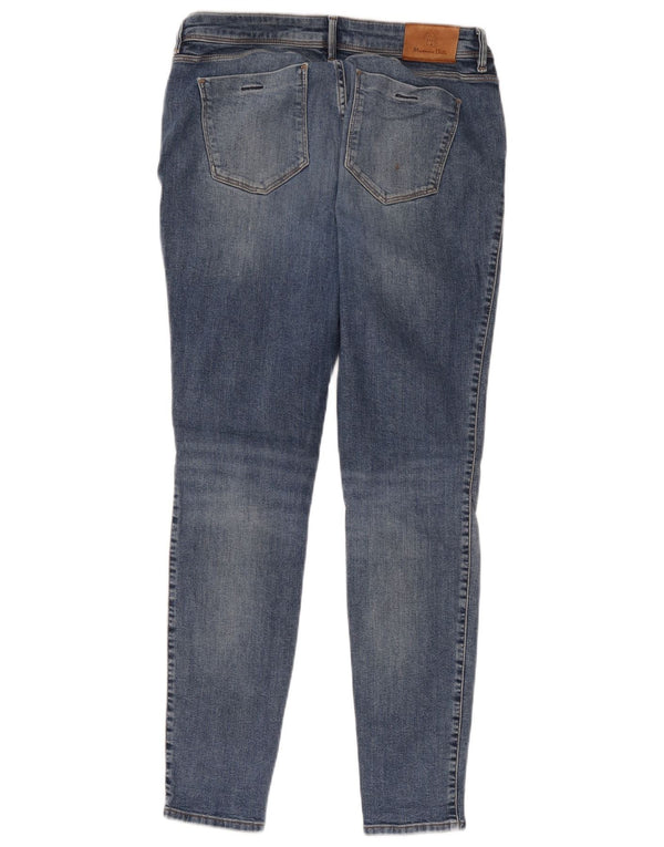 Massimo Dutti Damen Skinny Jeans EU 40 Medium W30 L28 Blaue Baumwolle