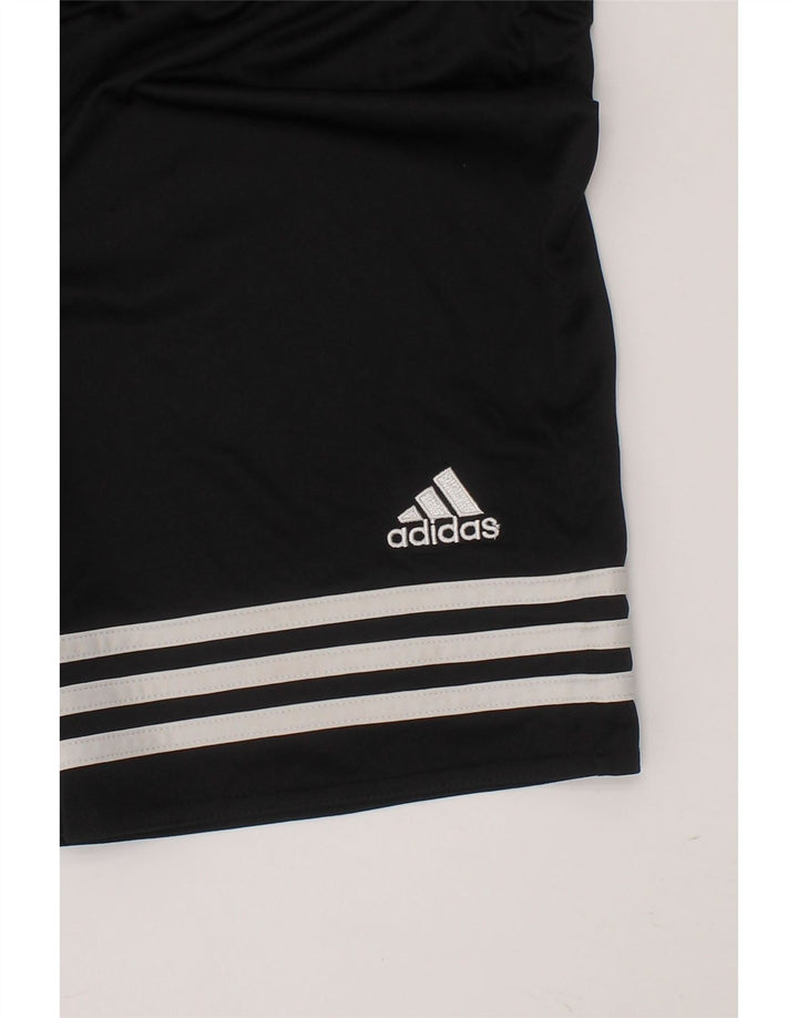 ADIDAS Boys Climalite Sport Shorts 9-10 Years  Black Vintage Adidas and Second-Hand Adidas from Messina Hembry 