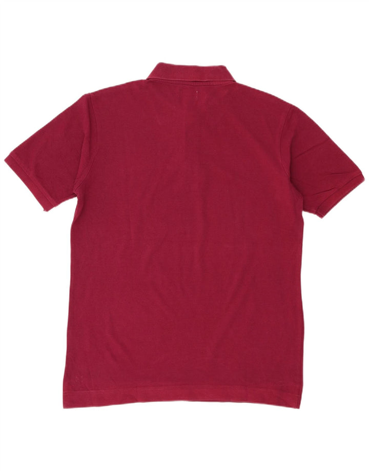 Kappa Herren Poloshirt Große Burgunderrote Baumwolle