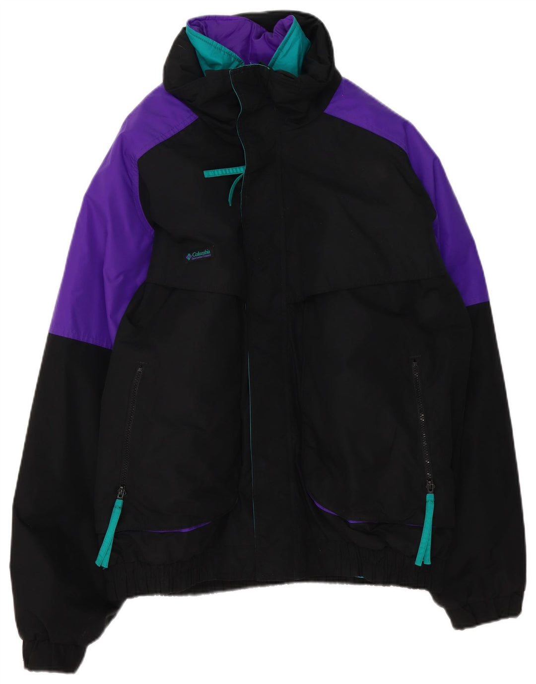 Columbia Herren Skijacke UK 40 Large Schwarz Colourblock Nylon