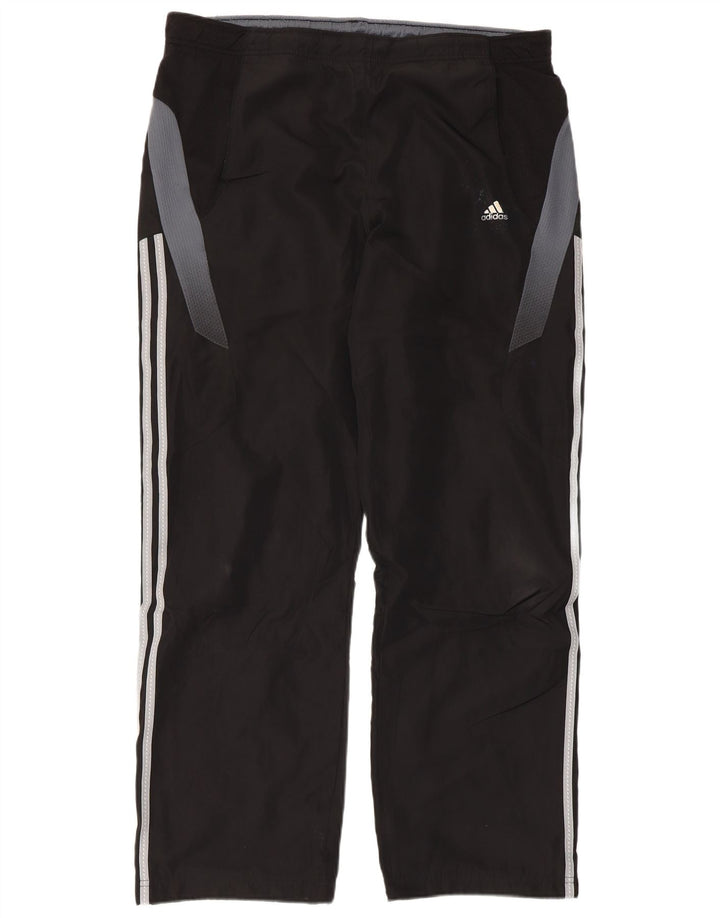 Adidas Herren Climacool Trainingshose, groß, schwarzes Farbblock-Polyester
