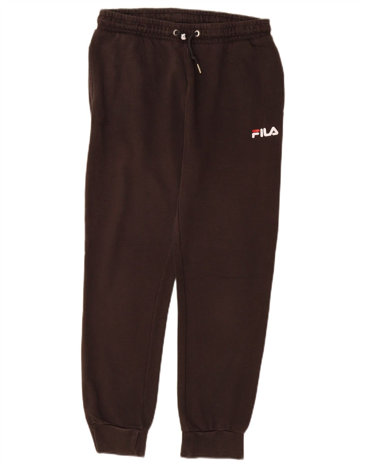 FILA Jungen-Trainingshose, Jogginghose, 11–12 Jahre, Schwarz