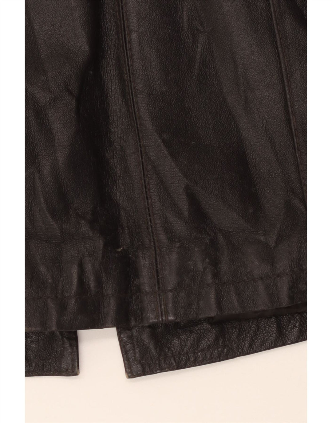 Conbipel Damen Ledermantel IT 48 XL Schwarzes Leder