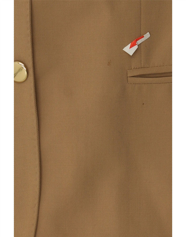 Herno Damen 2-Knopf-Blazerjacke IT 50 XL Beige Wolle