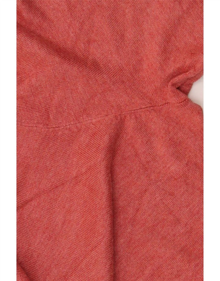 Marks & Spencer Damen Crop Crew Neck Pullover Pullover UK 16 Large Rot