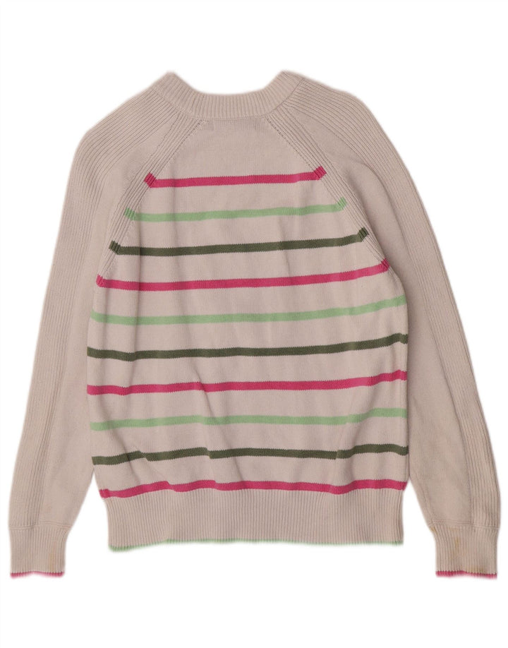 Marks & Spencer Damen-Pullover mit U-Boot-Ausschnitt, Gr. 10, Größe S, gebrochenes Weiß