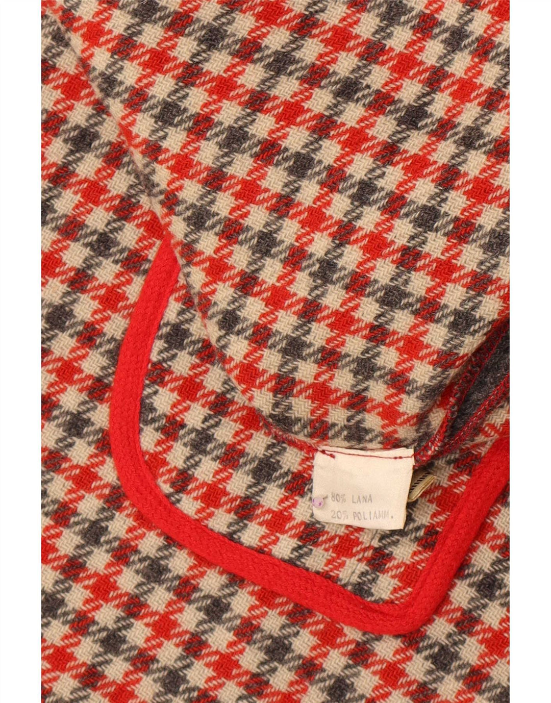 Vintage Damen Cape Mantel Einheitsgröße Graue Wolle