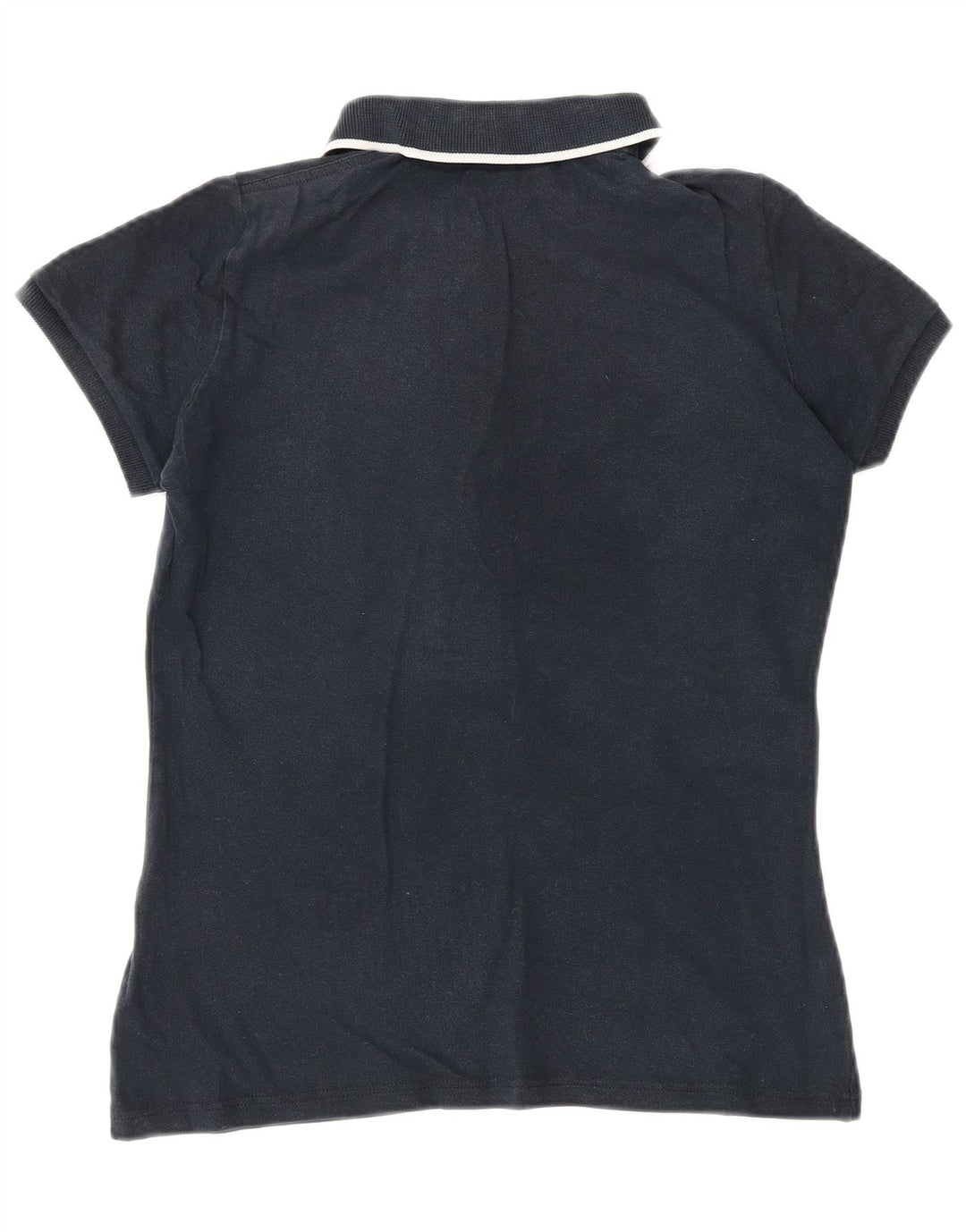 Fred Perry Damen Poloshirt UK 12 Medium Marineblau