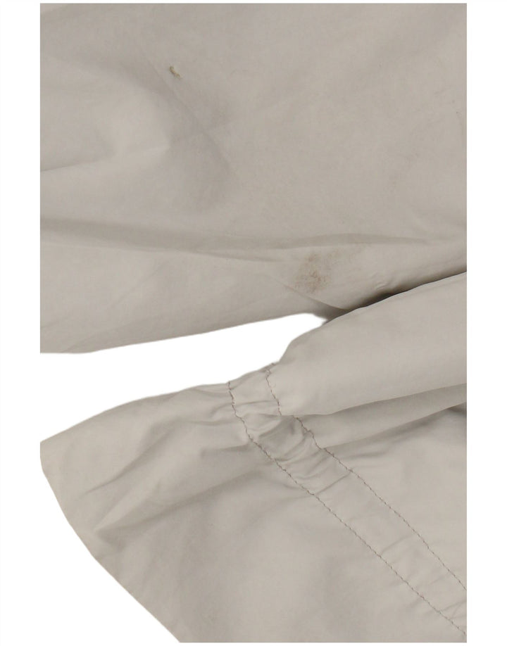 Zara Damen Bomberjacke UK 16 Large Grau Polyester