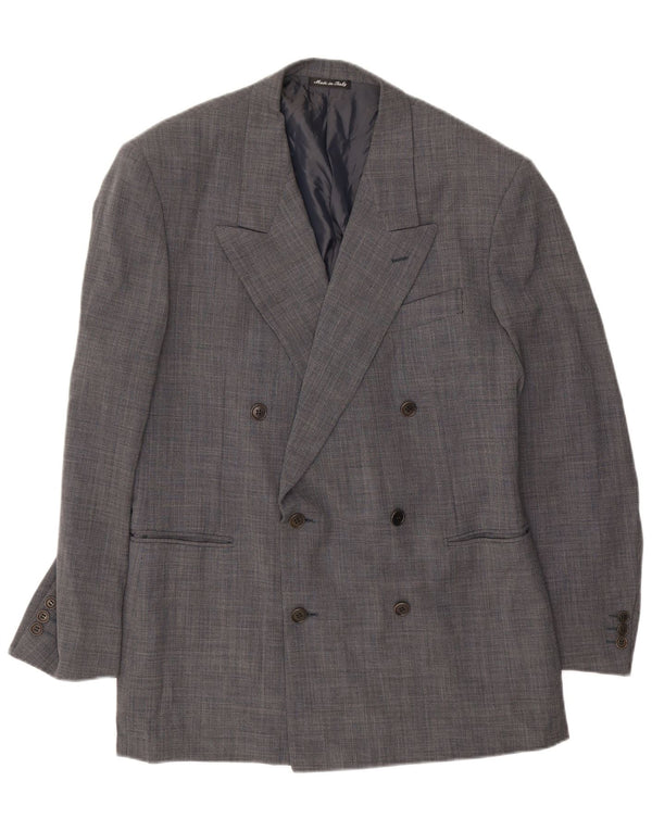Pal Zileri Zweireihiger Herren-Blazer IT 52 XL aus grauer Wolle
