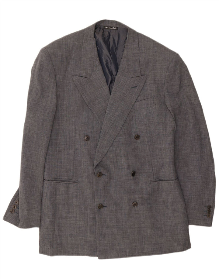 Pal Zileri Zweireihiger Herren-Blazer IT 52 XL aus grauer Wolle