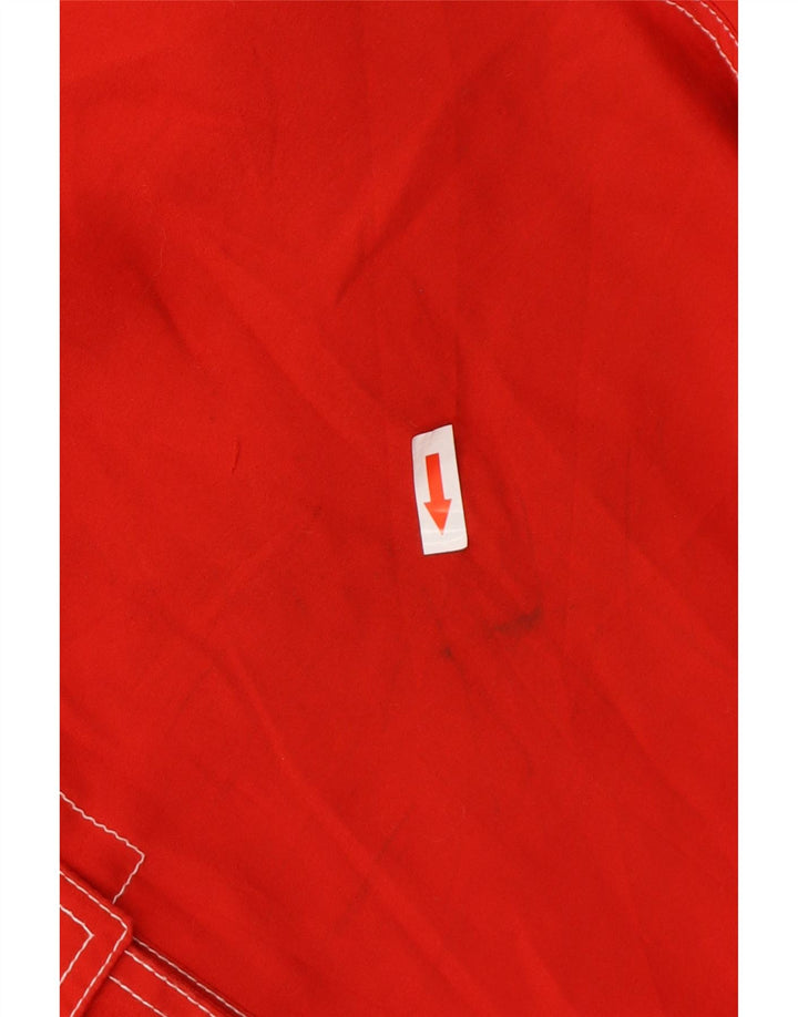 MOSSIMO Herren-Badeshorts XL, rotes Colourblock-Polyester