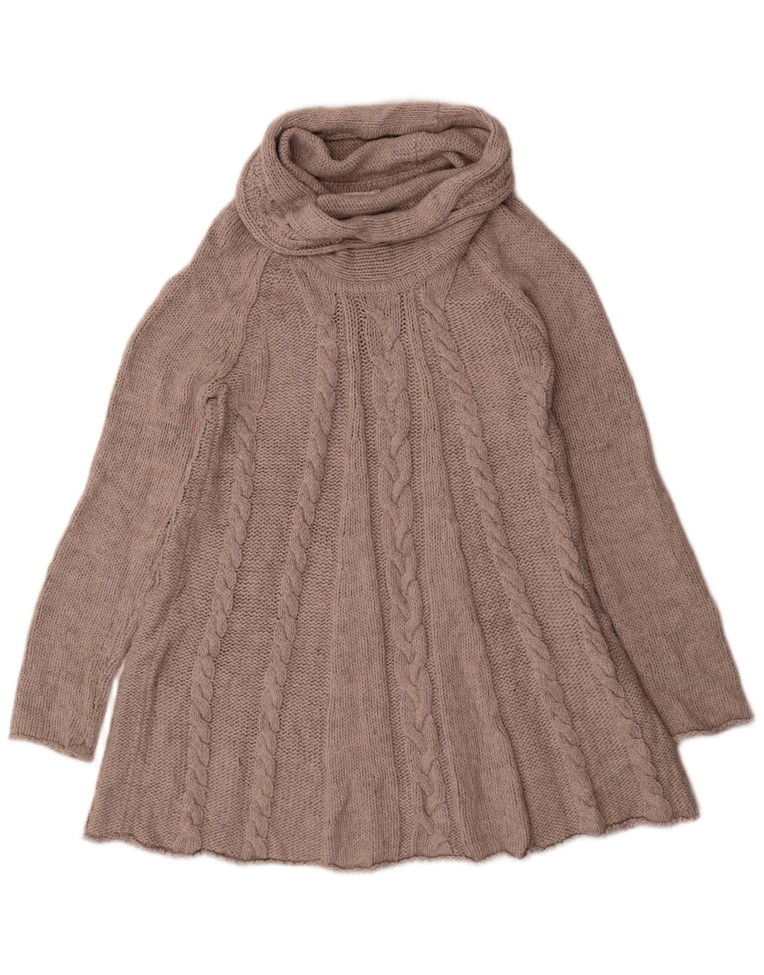 Marks & Spencer Rollkragenpullover für Damen, Gr. 10, Small, Grau, Acryl