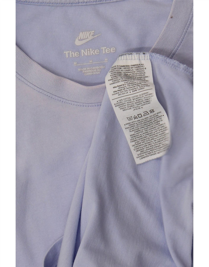 NIKE Herren-T-Shirt aus mittelblauer Baumwolle