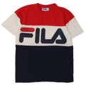 FILA Herren-T-Shirt mit Grafik, Größe S, mehrfarbig, Colourblock-Baumwolle