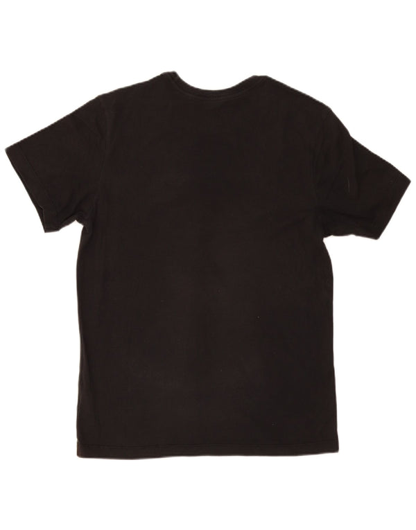 Nike Herren Dri Fit Graphic T-Shirt Top Small Schwarz Baumwolle