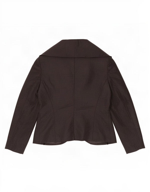 Gold By Michael H Damen Blazer Jacke UK 10 Small Schwarz Polyester