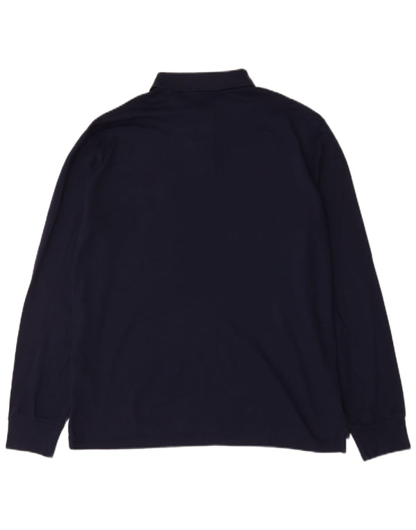 Polo Ralph Lauren Mens Long Sleeve Polo Shirt Large Navy Blue