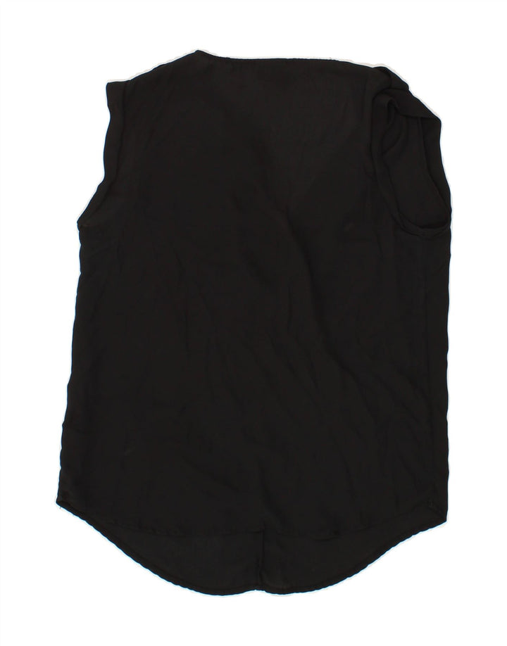 MOSSIMO Womens Sleeveless Blouse Top UK 14 Medium Black Vintage Mossimo and Second-Hand Mossimo from Messina Hembry 