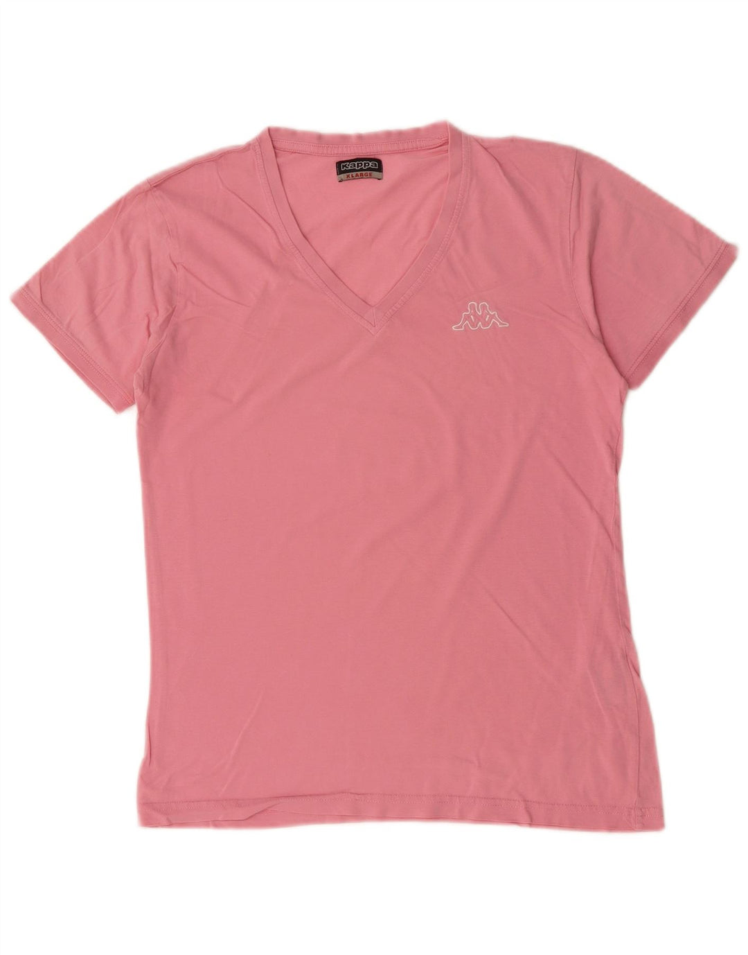 KAPPA Damen T-Shirt Top UK 18 XL Rosa Baumwolle