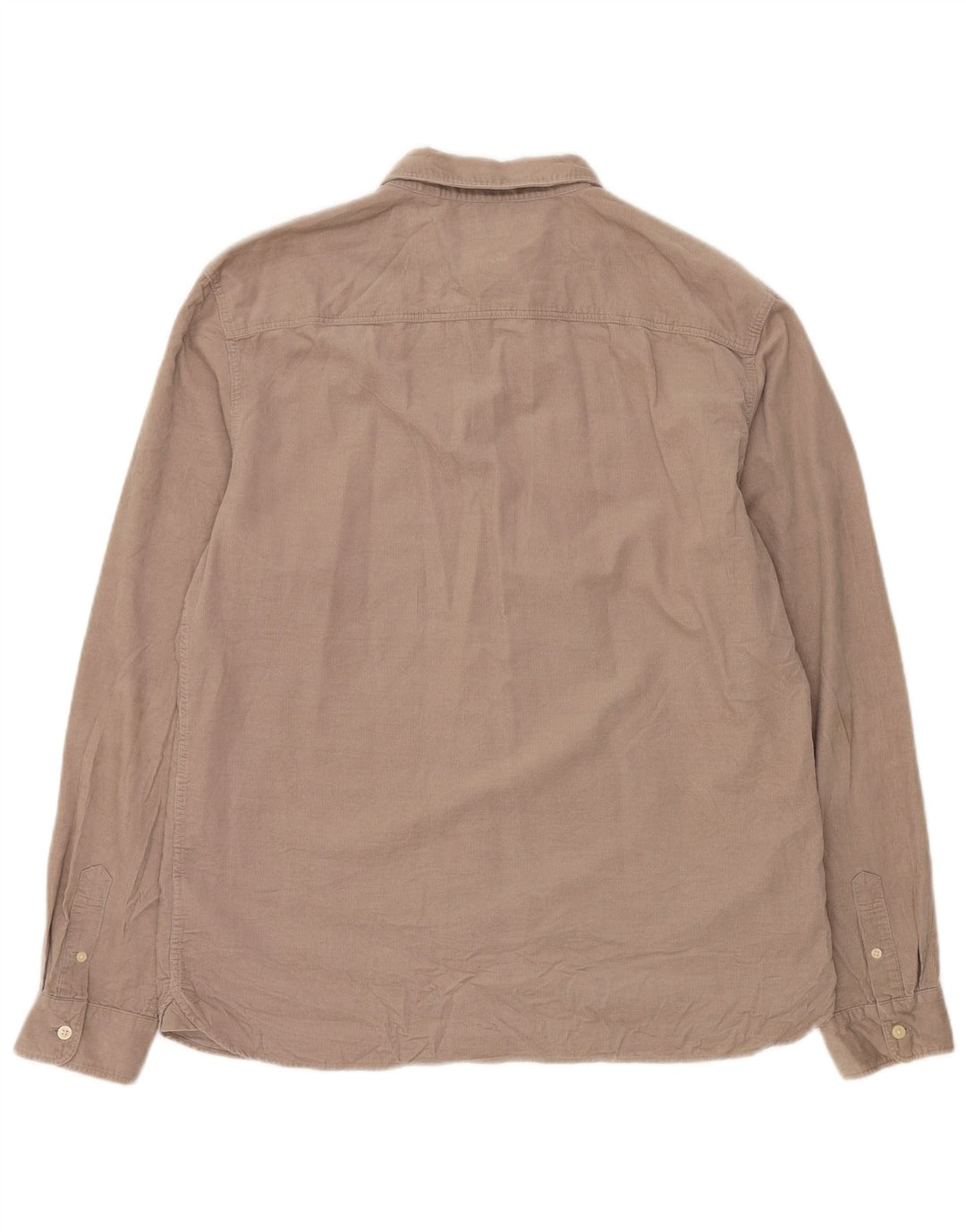 ALL SAINTS Herren Cordhemd XL Beige Baumwolle