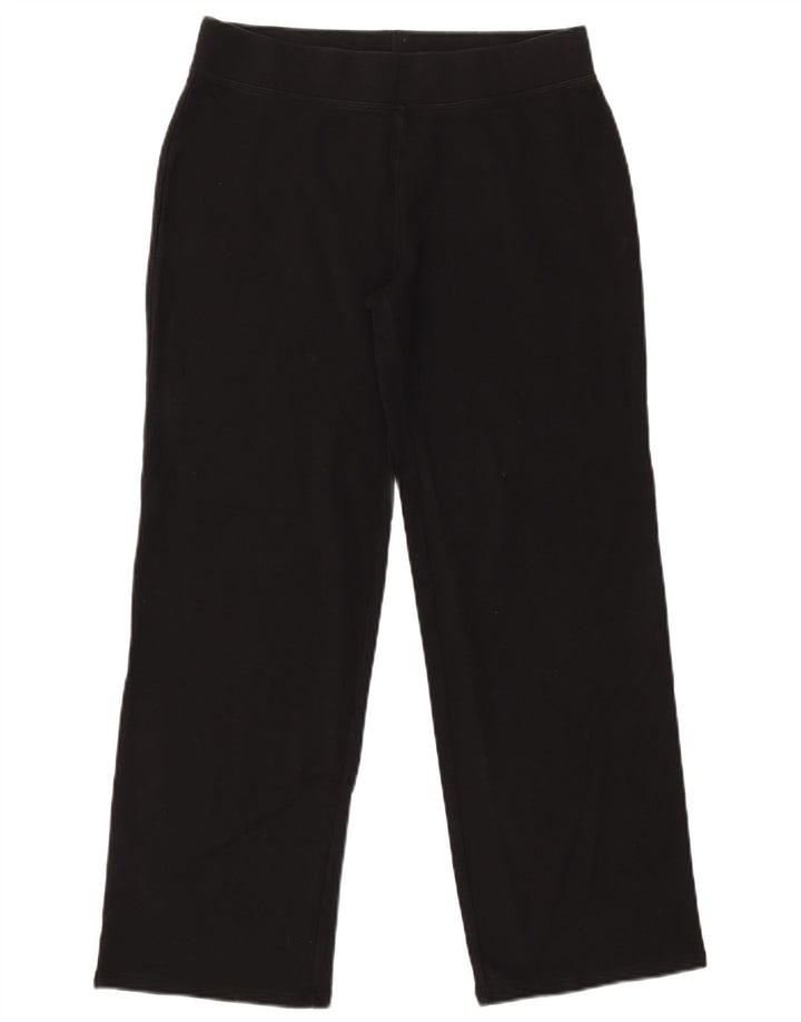 Marks & Spencer Damen-Trainingshose, UK-Größe 12, mittelschwarz, Baumwolle