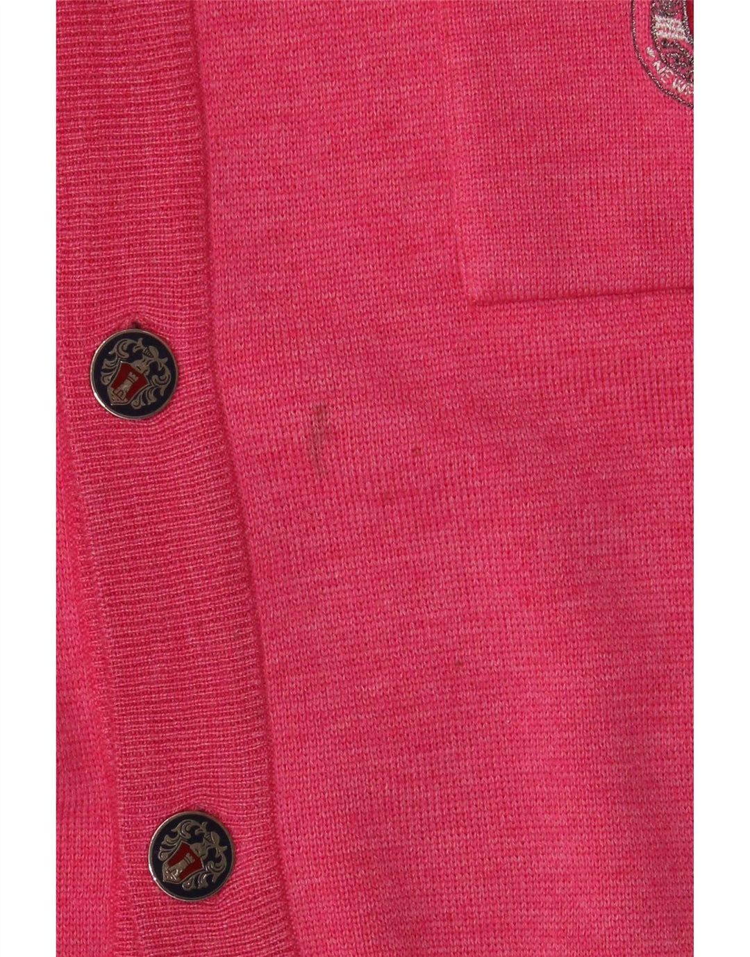 Vintage Herren Cardigan Pullover 2XL Rosa