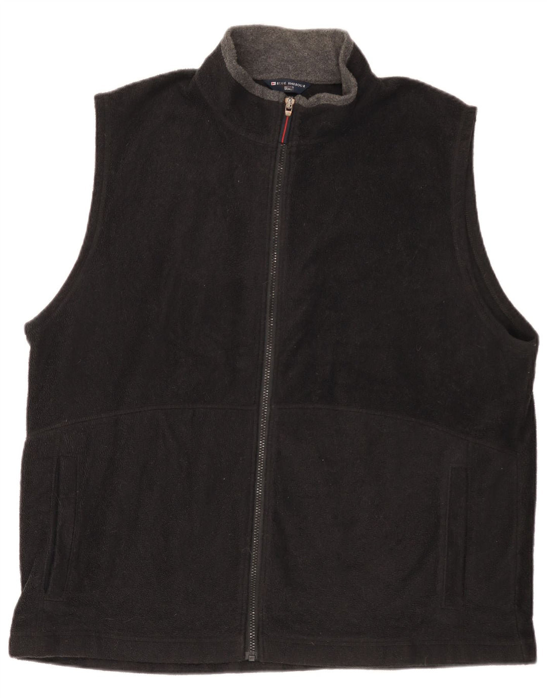 Marks & Spencer Herren Fleecejacke UK 44 2XL Schwarz Polyester