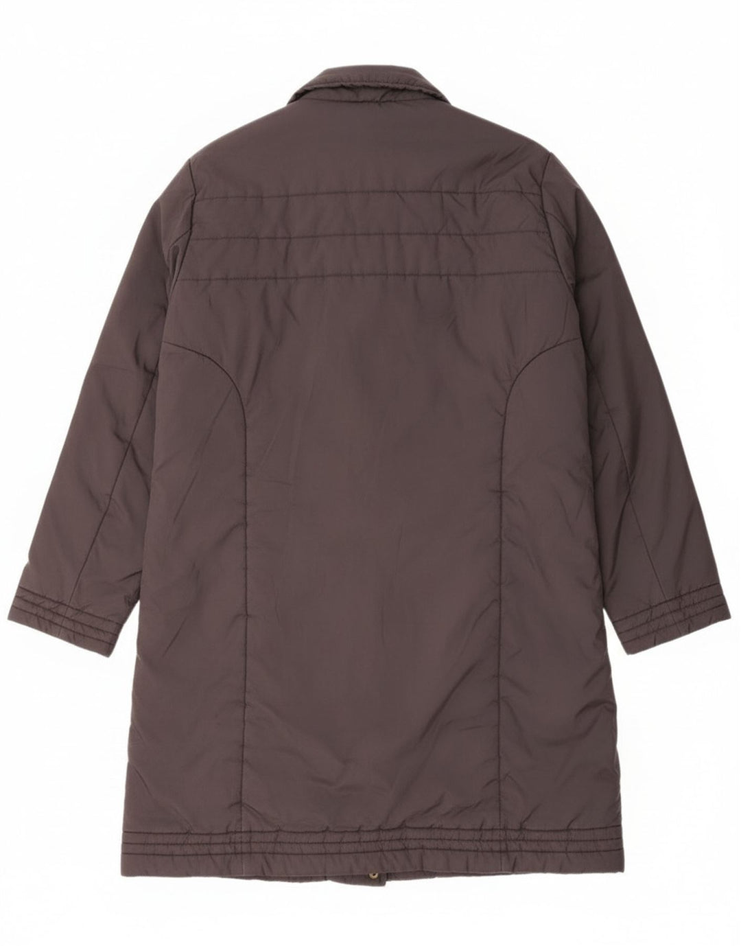 Adidas Damen gepolsterter Mantel UK 16 Large Grau Polyamid