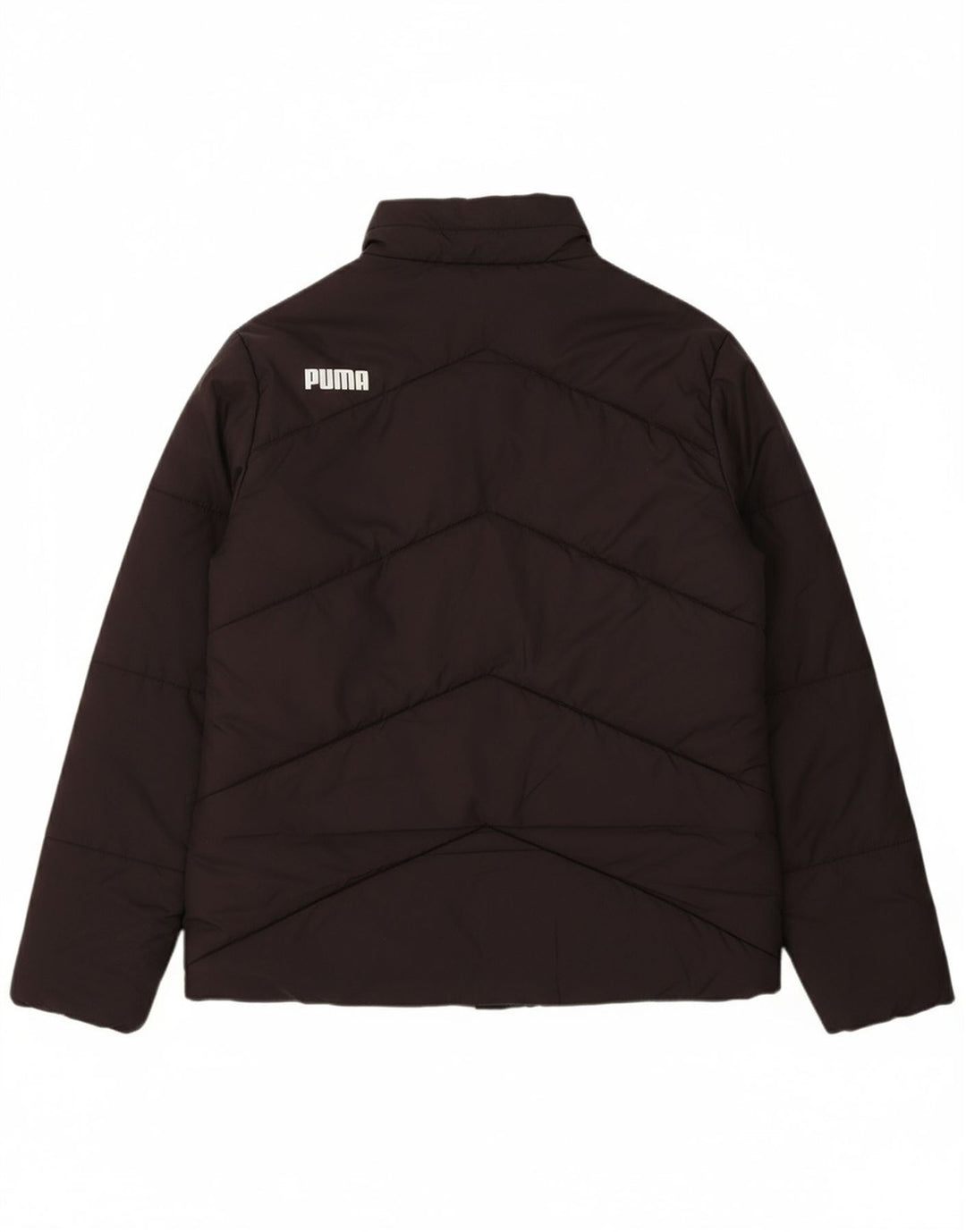 PUMA Womens Padded Jacket UK 14 Large Black Polyester