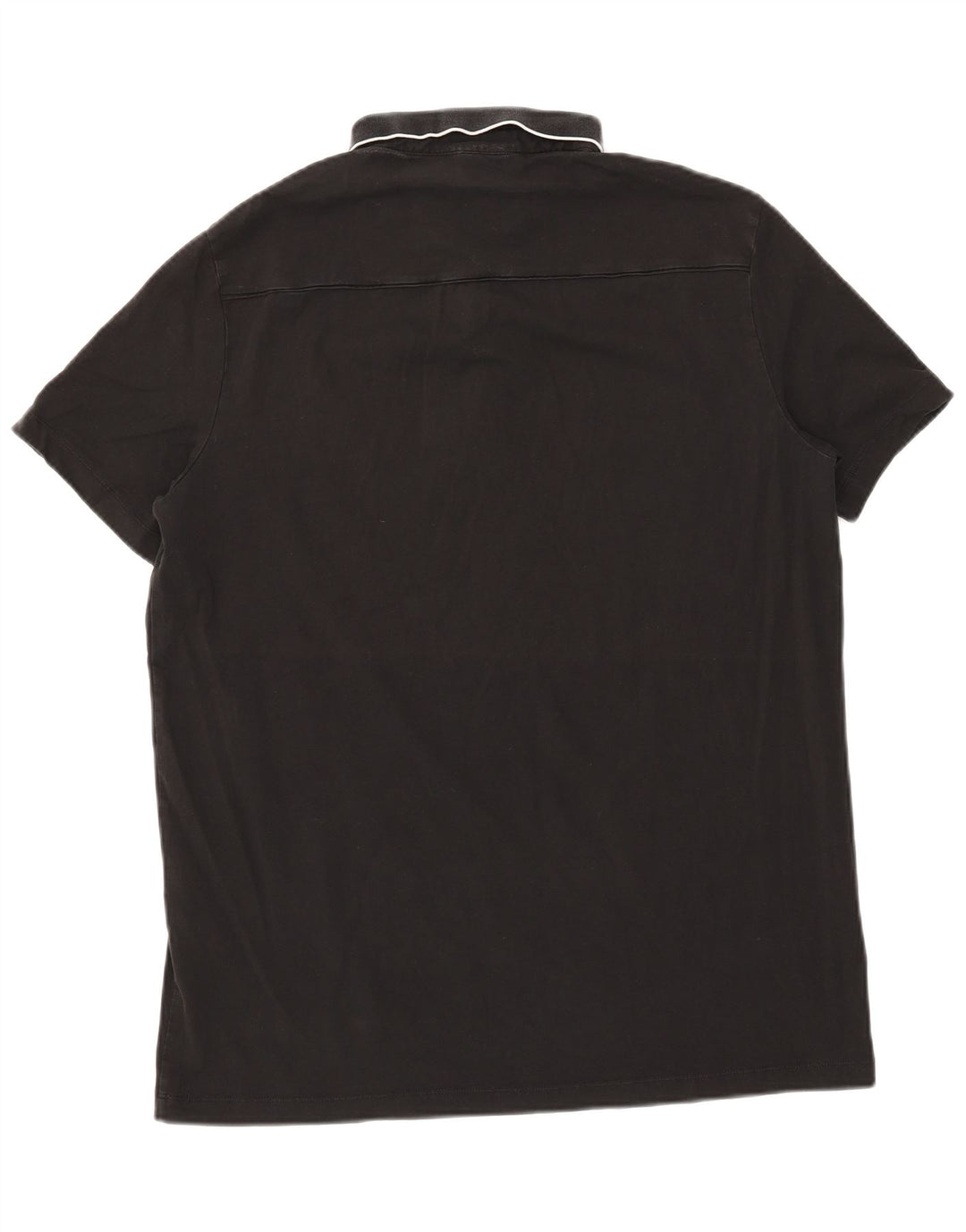 ARMANI EXCHANGE Herren Poloshirt XL Schwarz Baumwolle