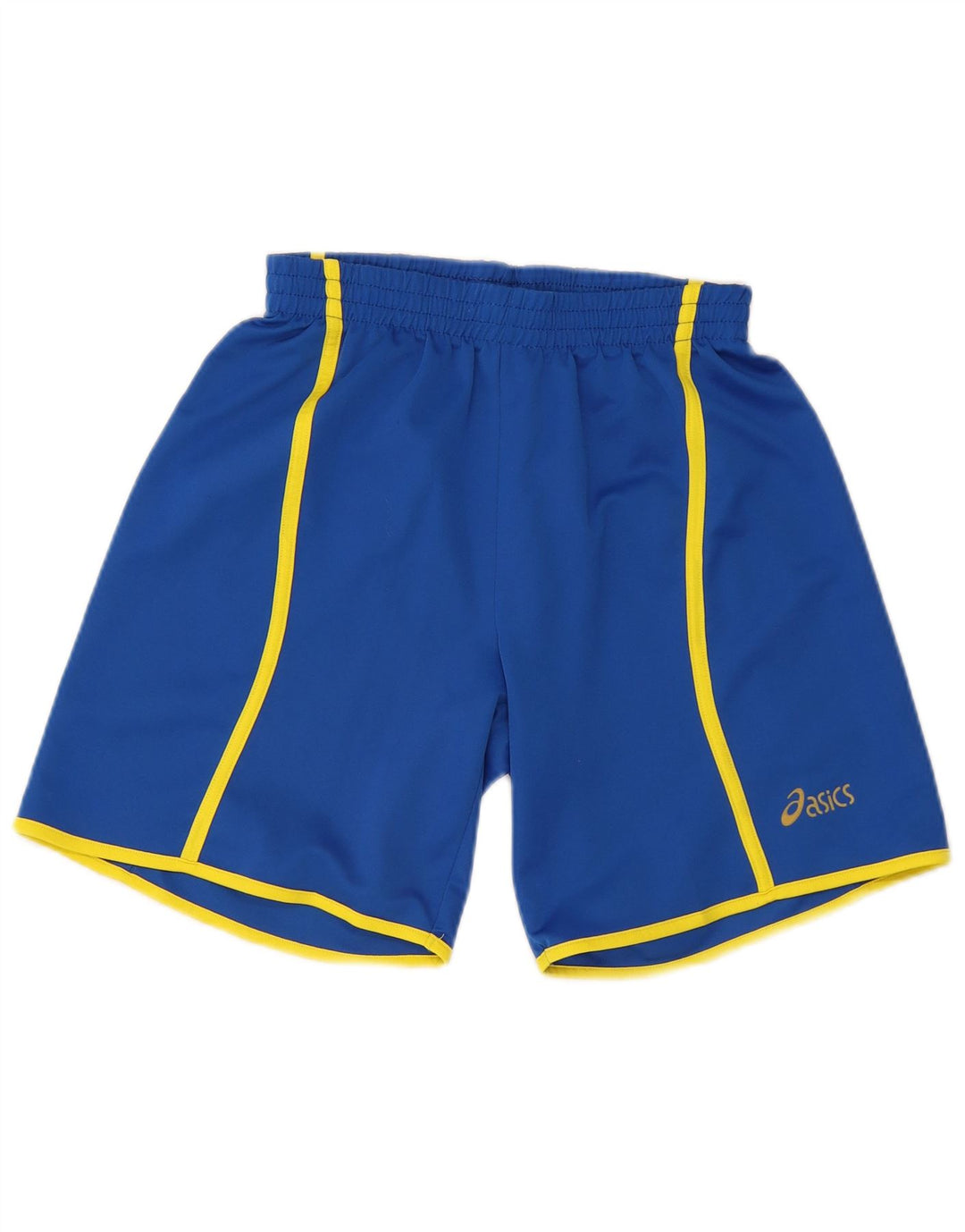 Asics Herren-Sportshorts, groß, blaues Farbblock-Polyester