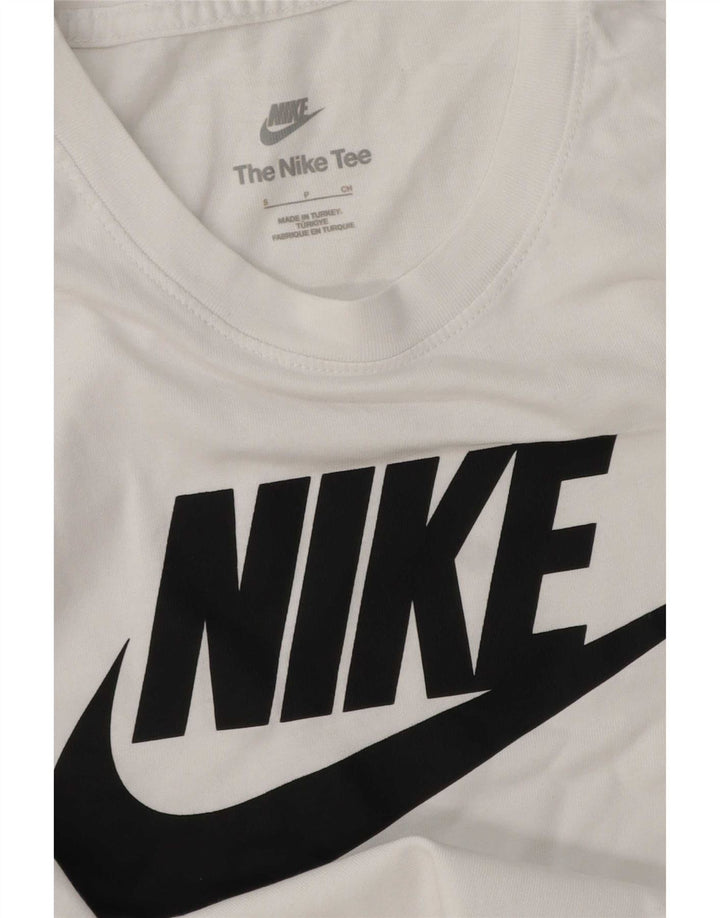 Nike Herren-T-Shirt mit Grafik, Größe S, Weiß