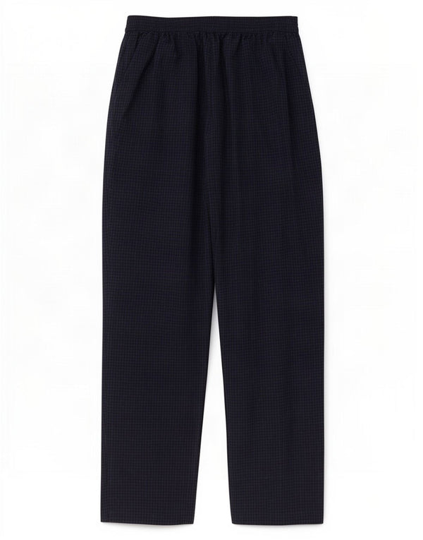 Marks & Spencer Damen Chinohose UK 10 Small W26 L26 Marineblaues Gingham