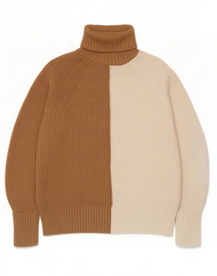 Marks & Spencer Damen-Pullover mit Rollkragen, Gr. 10, Größe S, Beige