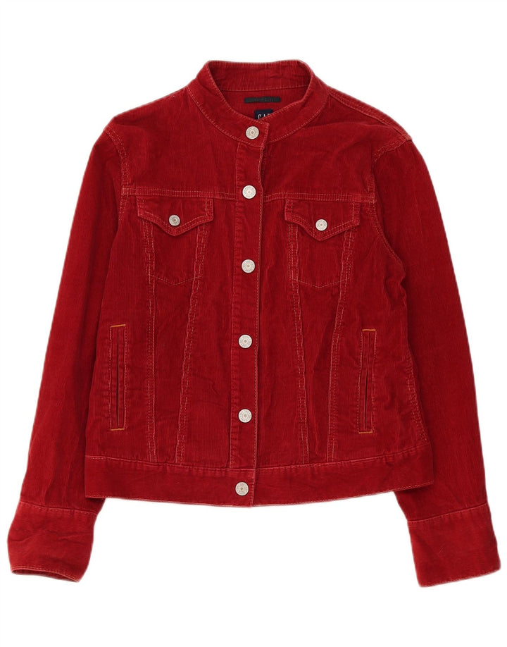 Gap Damen Cordjacke UK 16 Large Rot