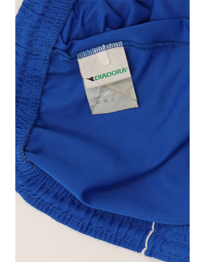 DIADORA Herren-Sportshorts, groß, blau, Polyester