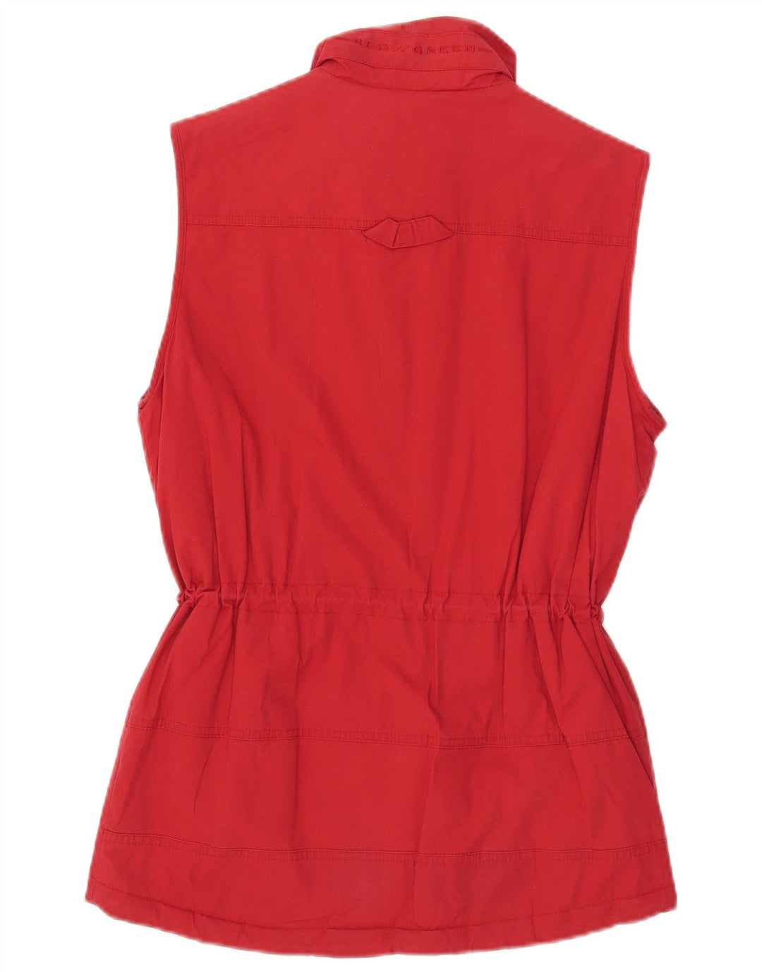 Vintage Damen Gilet UK 10 Klein Rot