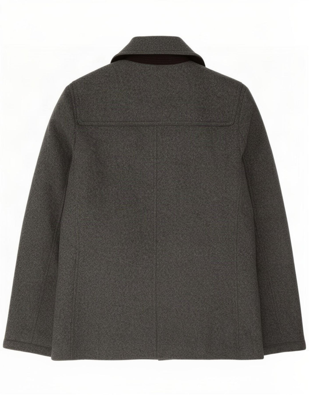 Ted Baker Herren Pea Coat Größe 3 Mittelgraue Wolle