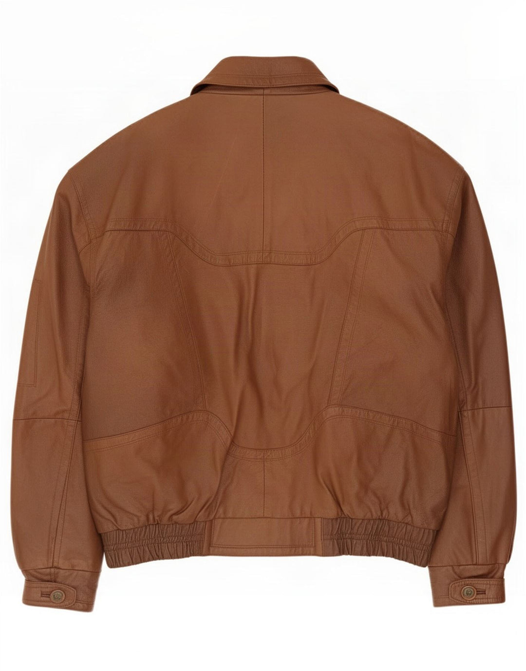 Vintage Herren Lederjacke IT 52 XL Braun
