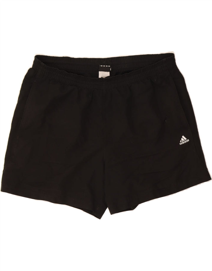 ADIDAS Mens Sport Shorts XL  Black Polyester Vintage Adidas and Second-Hand Adidas from Messina Hembry 