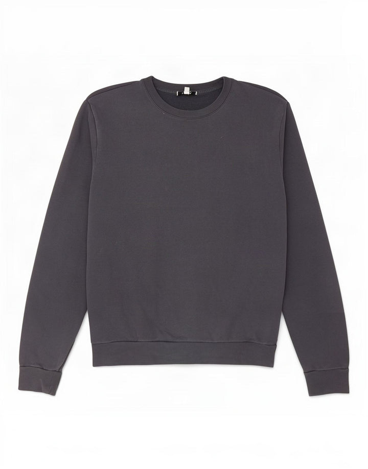 Reiss Herren-Sweatshirt-Pullover, mittelmarineblaue Baumwolle