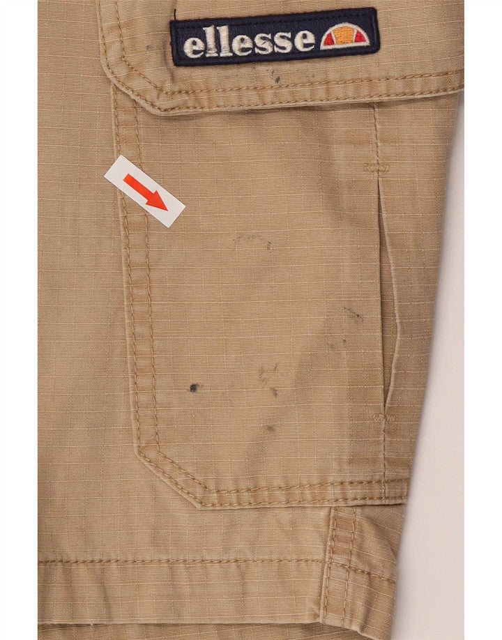 Ellesse Herren Cargo-Shorts, Größe L, W34, Beige