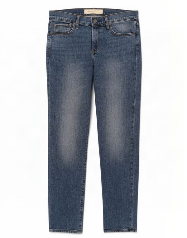 Gap Damen Straight Jeans W28 L29 Blaue Baumwolle