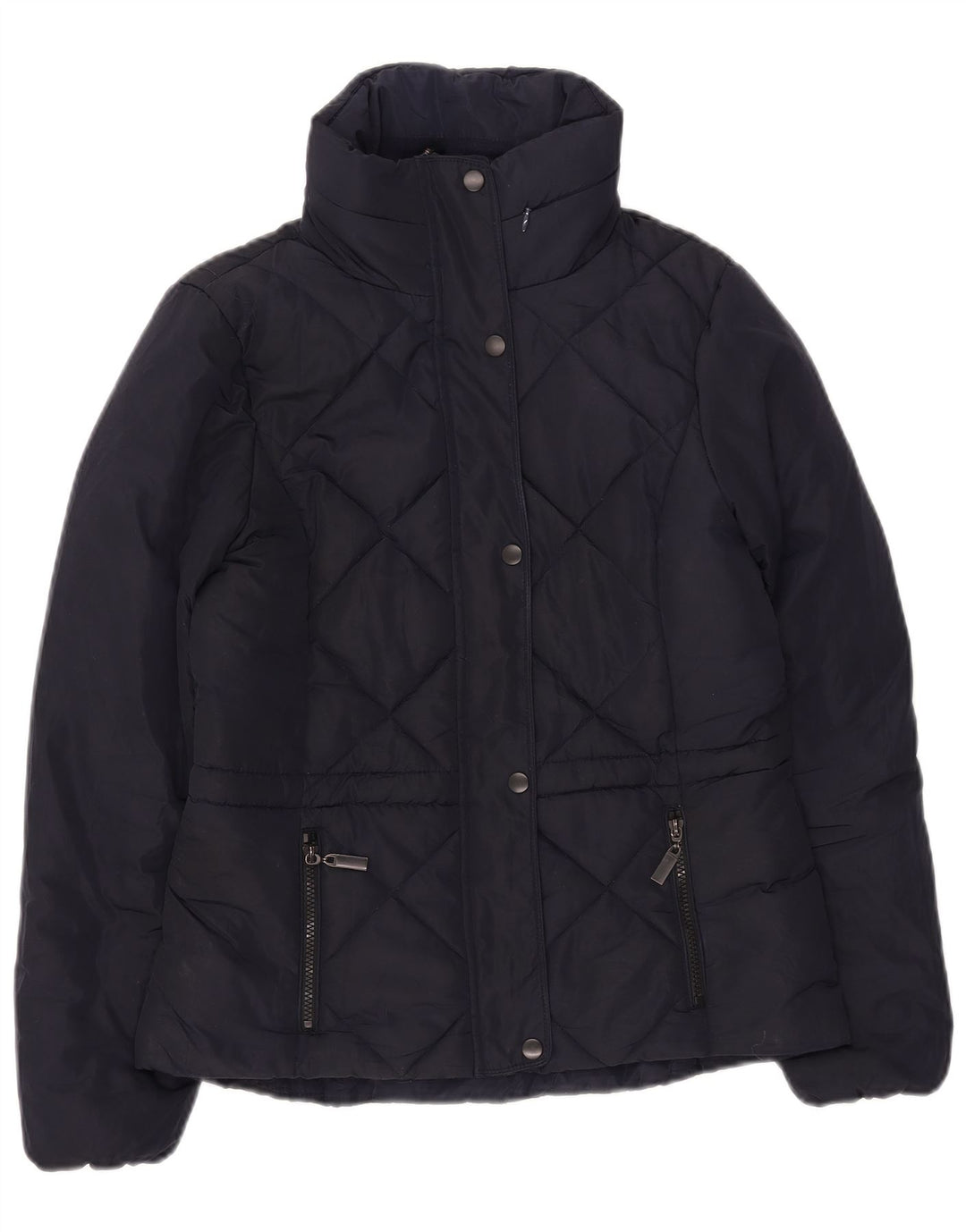 Marks & Spencer Damen Steppjacke, wattiert, Gr. 10, Marineblau