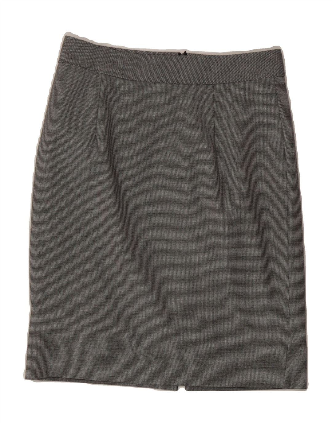 BENETTON Womens Straight Skirt UK 6 XS W26  Grey Polyester Vintage Benetton and Second-Hand Benetton from Messina Hembry 