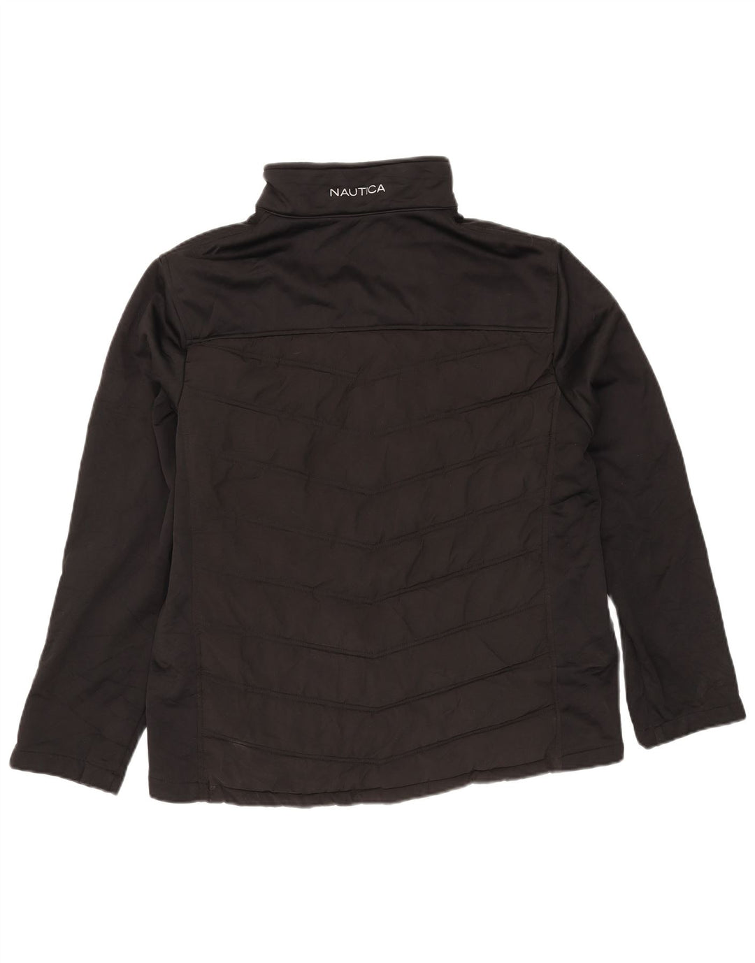 Nautica Herren Wattierte Jacke UK 40 Large Schwarz Polyester