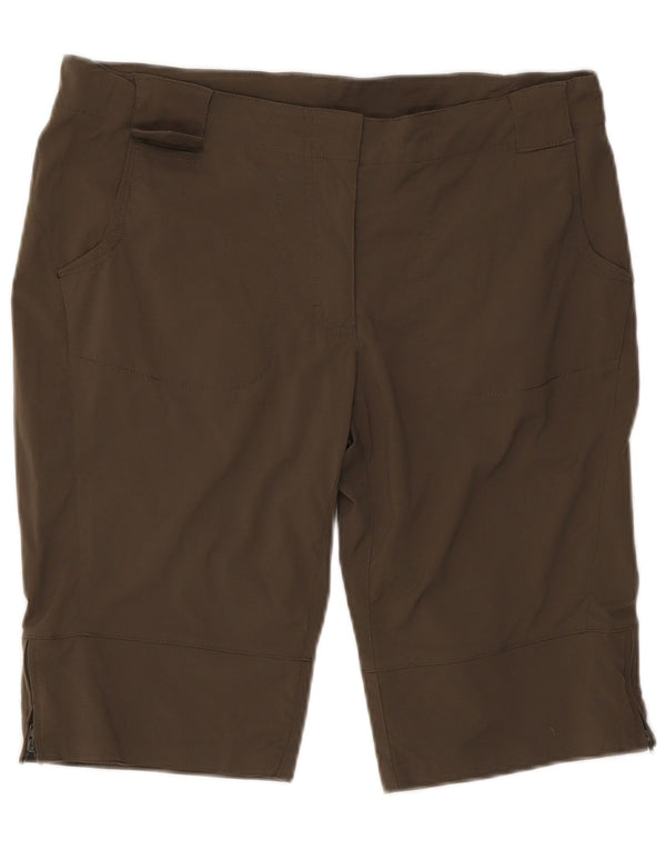 Jack Wolfskin Womens Casual Trousers UK 14/16 Large W34 Khaki Polyamide