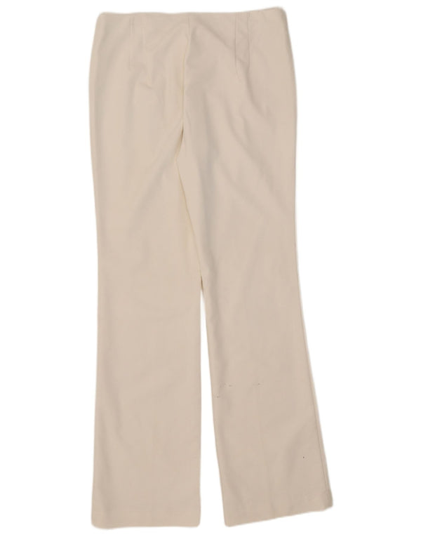 Zara Damen Bootcut Freizeithose XL W32 L32 Weiß